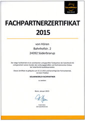 Solarworld-Fachpartner 2015